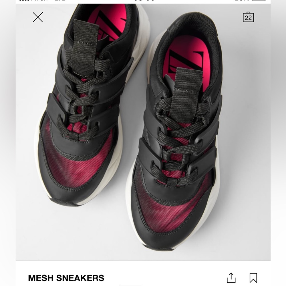 Zara mesh sneakers